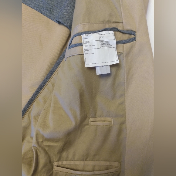 J crew ludlow mens size medium tan khaki blazer - Picture 5 of 5